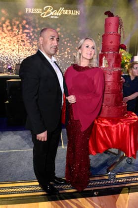 Arthur Abraham und Anja Petzold beim Presseball Berlin 2026 im JW Marriott Hotel. Berlin, 24.01.2026