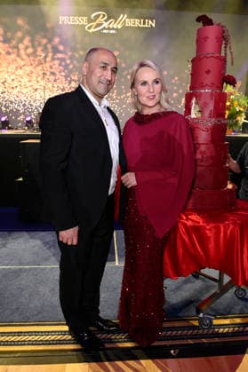 Arthur Abraham und Anja Petzold beim Presseball Berlin 2026 im JW Marriott Hotel. Berlin, 24.01.2026