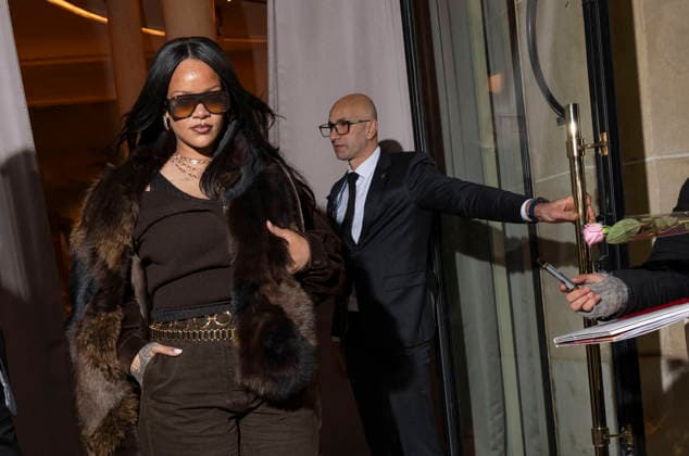 Rihanna and her partner A AP Rocky went to dinner at the Plaza Athénée in Paris on January 24, 2026 Yehiel Chekroune Bestimage Rihanna and her partner A AP Rocky went to dinner at the Plaza Athénée in Paris on January 24, 2026 Paris France  Copyright: xYehielxChekrounex xBestimagexYehielxChekrounex xBestimagex