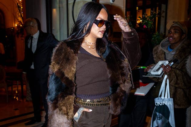 Rihanna and her partner A AP Rocky went to dinner at the Plaza Athénée in Paris on January 24, 2026 Yehiel Chekroune Bestimage Rihanna and her partner A AP Rocky went to dinner at the Plaza Athénée in Paris on January 24, 2026 Paris France  Copyright: xYehielxChekrounex xBestimagexYehielxChekrounex xBestimagex