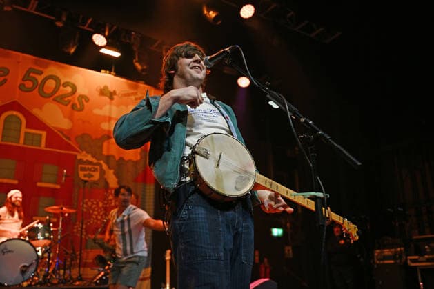 The 502s performing at the Forum in London LONDON, ENGLAND - JANUARY 24: Eddie Isola of ˜The 502s™ performing at the Forum on January 24, 2026 in London, England. CAP MAR MAR Great Britain Copyright: xMartinxHarris CapitalxPicturesx