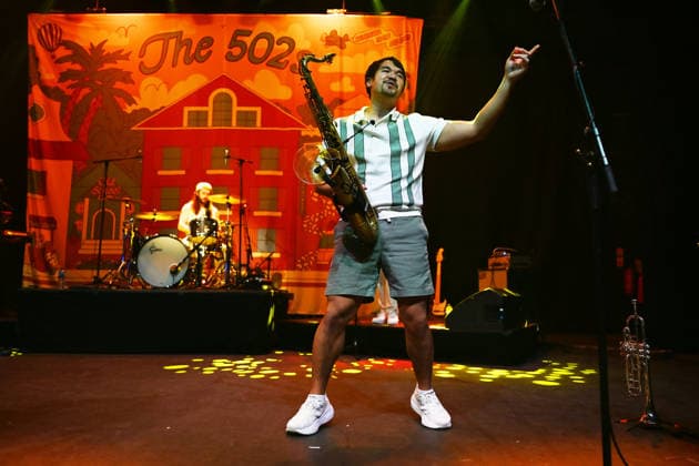 The 502s performing at the Forum in London LONDON, ENGLAND - JANUARY 24: Joe Capati of ˜The 502s™ performing at the Forum on January 24, 2026 in London, England. CAP MAR MAR Great Britain Copyright: xMartinxHarris CapitalxPicturesx