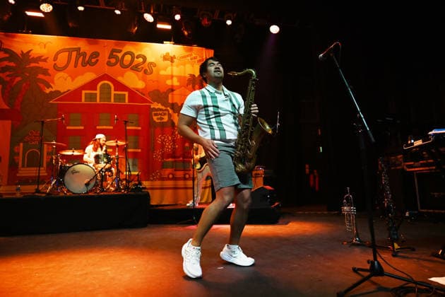 The 502s performing at the Forum in London LONDON, ENGLAND - JANUARY 24: Joe Capati of ˜The 502s™ performing at the Forum on January 24, 2026 in London, England. CAP MAR MAR Great Britain Copyright: xMartinxHarris CapitalxPicturesx