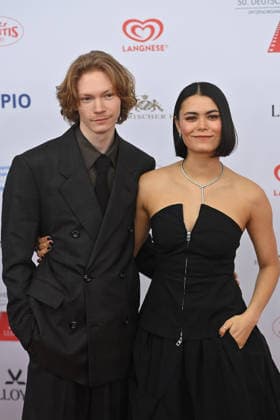 Filip Schnack, Tomomi Themann. 50.Deutscher Filmball, Roter Teppich,Red Carpet, am 24.01.2026 im H o t e l B a y e r i s c h e r H o f, M u e n c h e n.