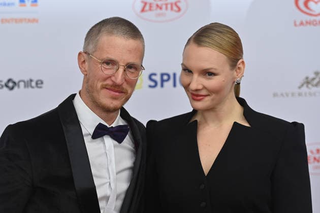 Golo EULER (Schauspieler), Rosalie Thomass (Schauspielerin), 50.Deutscher Filmball, Roter Teppich,Red Carpet, am 24.01.2026 im H o t e l B a y e r i s c h e r H o f, M u e n c h e n.