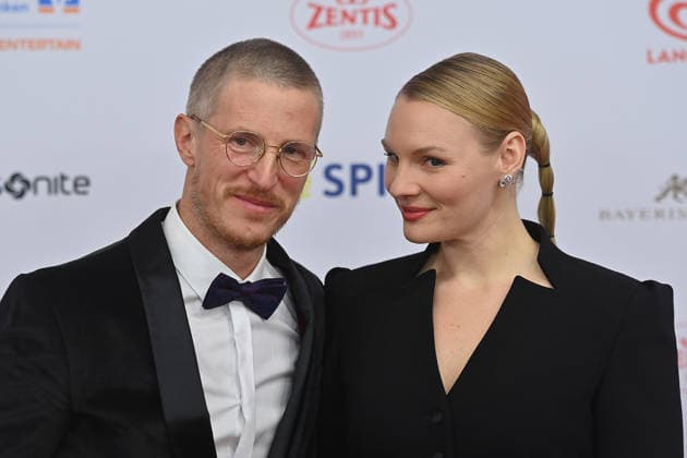 Golo EULER (Schauspieler), Rosalie Thomass (Schauspielerin), 50.Deutscher Filmball, Roter Teppich,Red Carpet, am 24.01.2026 im H o t e l B a y e r i s c h e r H o f, M u e n c h e n.