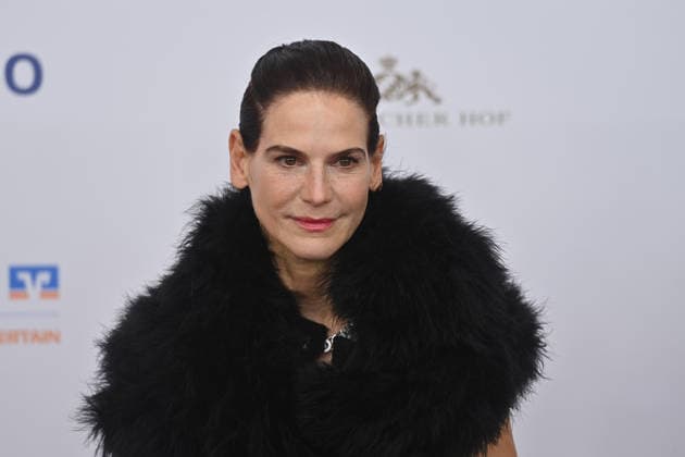 Bibiana BEGLAU (Schauspielerin). Einzelbild,angeschnittenes Einzelmotiv,Portrait,Portraet. 50.Deutscher Filmball, Roter Teppich,Red Carpet, am 24.01.2026 im H o t e l B a y e r i s c h e r H o f, M u e n c h e n.