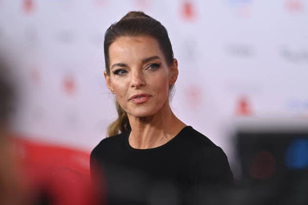 Yvonne CATTERFELD (Schauspielerin). Einzelbild,angeschnittenes Einzelmotiv,Portrait,Portraet. 50.Deutscher Filmball, Roter Teppich,Red Carpet, am 24.01.2026 im H o t e l B a y e r i s c h e r H o f, M u e n c h e n.