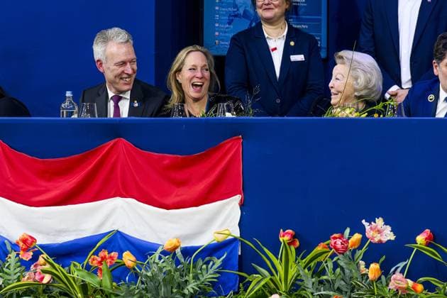Amsterdam, The Netherlands, 2026-01-24 20:56:21 AMSTERDAM, January 24, 2026, RAI Princess Beratrix and Princess Margarita at Jumping Amsterdam 2025. For four days, RAI Amsterdam will be all about top-level sport, entertainment, and atmosphere. PHOTO: NLBeeld Patrick van Emst Credit: NL Beeld Patrick van Emst  Copyright: xx x