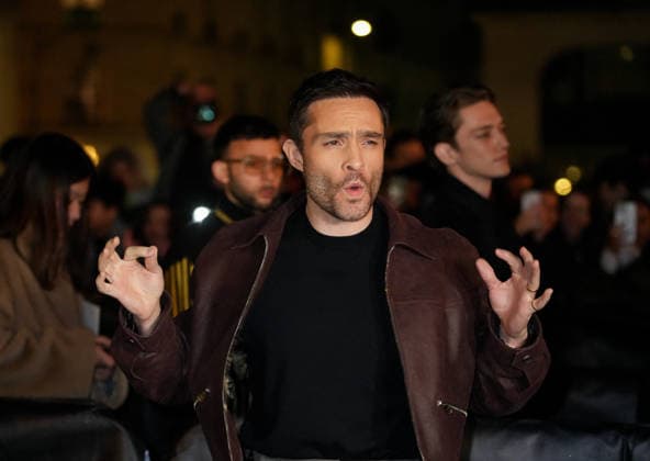Ed Westwick Arrivals at the Hermès show at the Palais Brogniart Paris Fashion Week Prêt à Porter Homme Automne Hiver 2026 2027 Arrivals at the Hermès Collection Homme Prêt à Porter Automne Hiver 2026 2027 show during Paris Fashion Week PFW at the Palais Brogniart on January 24, 2026 Anne Sophie Guebet Bestimage Arrivals at the Hermès Mens Ready to Wear Autumn Winter 2026 2027 Collection show during Paris Fashion Week PFW at the Palais Brogniart on January 24, 2026 Paris France  Copyright: xAnne-SophiexGuebeyx xBestimagexAnne-SophiexGuebeyx xBestimagex