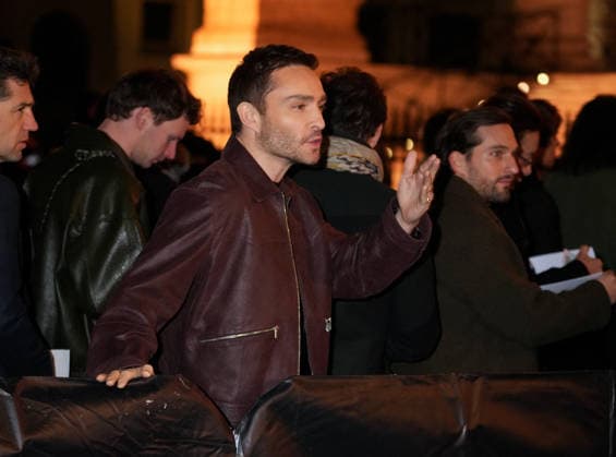 Ed Westwick Arrivals at the Hermès show at the Palais Brogniart Paris Fashion Week Prêt à Porter Homme Automne Hiver 2026 2027 Arrivals at the Hermès Collection Homme Prêt à Porter Automne Hiver 2026 2027 show during Paris Fashion Week PFW at the Palais Brogniart on January 24, 2026 Anne Sophie Guebet Bestimage Arrivals at the Hermès Mens Ready to Wear Autumn Winter 2026 2027 Collection show during Paris Fashion Week PFW at the Palais Brogniart on January 24, 2026 Paris France  Copyright: xAnne-SophiexGuebeyx xBestimagexAnne-SophiexGuebeyx xBestimagex