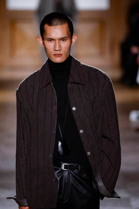Hermès Mens Ready to Wear Autumn Winter 2026 2027 Collection fashion show during Paris Fashion Week PFW at Palais Brongniart on January 24, 2026 Hermès Mens Ready to Wear Autumn Winter 2026 2027 Collection fashion show during Paris Fashion Week PFW at Palais Brongniart on January 24, 2026 Paris France  Copyright: xAgencex xBestimagexAgencex xBestimagex