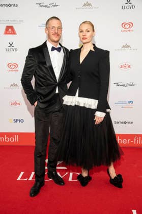 Golo Euler und Rosalie Thomass beim 50. Deutschen Filmball 2026 im Hotel Bayerischer Hof. München, 24.01.2026