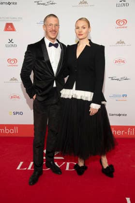 Golo Euler und Rosalie Thomass beim 50. Deutschen Filmball 2026 im Hotel Bayerischer Hof. München, 24.01.2026