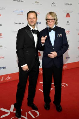 Philipp Hochmair und Helge Schneider beim 50. Deutschen Filmball 2026 im Hotel Bayerischer Hof. München, 24.01.2026