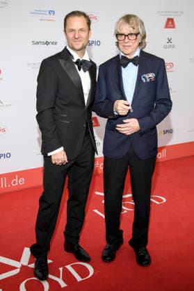 Philipp Hochmair und Helge Schneider beim 50. Deutschen Filmball 2026 im Hotel Bayerischer Hof. München, 24.01.2026