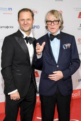 Philipp Hochmair und Helge Schneider beim 50. Deutschen Filmball 2026 im Hotel Bayerischer Hof. München, 24.01.2026