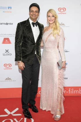 Param Multani und Natascha Grün beim 50. Deutschen Filmball 2026 im Hotel Bayerischer Hof. München, 24.01.2026