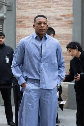 Cameron Woki Arriving at the Sacai Mens Ready to Wear Fall Winter 2026 2027 show during Paris Fashion Week PFW on January 25, 2026 Shana Abitbol Bestimage Arriving at the Sacai Mens Ready to Wear Fall Winter 2026 2027 Collection show during Paris Fashion Week PFW on January 25, 2026 Paris France  Copyright: xShanaxAbitbolx xBestimagexShanaxAbitbolx xBestimagex
