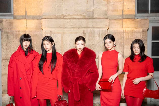 PFW Jacquemus photocall EB Yunah, Wonhee, Moka, Minju and Iroha attend the Jacquemus Menswear Fall Winter 2026-2027 show as part of Paris Fashion Week on January 25, 2026 in Paris, France. Photo by Eliot Blondet ABACAPRESS.COM Paris France France  Copyright: xBlondetxEliot ABACAx