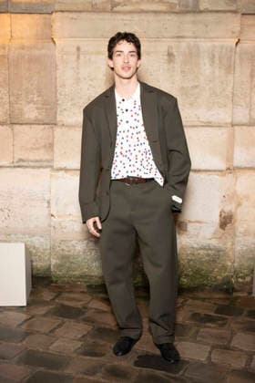 PFW Jacquemus photocall EB Manu Rios Fernandez attends the Jacquemus Menswear Fall Winter 2026-2027 show as part of Paris Fashion Week on January 25, 2026 in Paris, France. Photo by Eliot Blondet ABACAPRESS.COM Paris France France  Copyright: xBlondetxEliot ABACAx