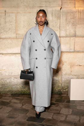 PFW Jacquemus photocall EB Sally attends the Jacquemus Menswear Fall Winter 2026-2027 show as part of Paris Fashion Week on January 25, 2026 in Paris, France. Photo by Eliot Blondet ABACAPRESS.COM Paris France France  Copyright: xBlondetxEliot ABACAx
