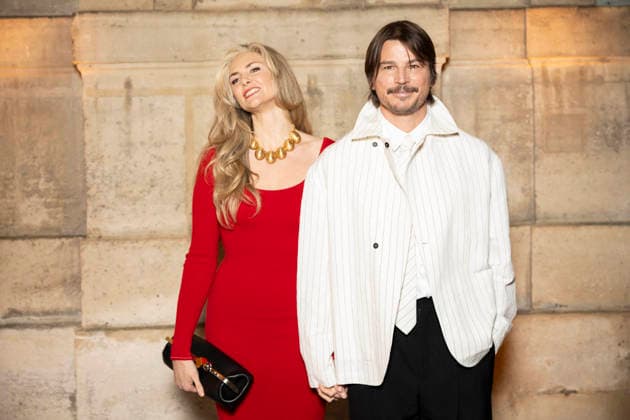 PFW Jacquemus photocall EB Josh Hartnett and Tamsin Egerton attends the Jacquemus Menswear Fall Winter 2026-2027 show as part of Paris Fashion Week on January 25, 2026 in Paris, France. Photo by Eliot Blondet ABACAPRESS.COM Paris France France  Copyright: xBlondetxEliot ABACAx