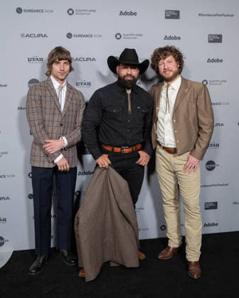 January 25, 2026, Park City, Utah, USA: Sundance Film Festival 2026: JARIPEO Film Premiere: NOE MARGARITO ZARAGONA, protagonist of Jaripeo, poses with members of the film team on the red carpet ahead of the premiere of the film Jaripeo. Park City USA - ZUMAi207 20260125_zsp_i207_059 Copyright: xAbramxImanx