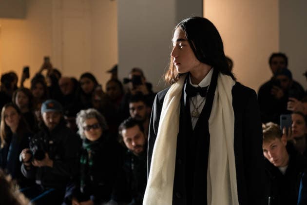 Agnes b. - Runway - Paris Fashion Week - Menswear Fall Winter 2026-2027 Fashion designer Agnes TroublÃ walks the runway during the Agnes b. Menswear Fall Winter 2026-2027 Presentation as part of Paris Fashion Week on January 25, 2026 in Paris, France., Credit:Lounis Tiar Avalon France, Paris  Copyright: xLounisxTiarx xAvalonx 1069343701