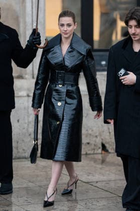 Patou - Outside Arrivals - Paris Fashion Week - Menswear Fall Winter 2026-2027 Lili Reinhart attends the Patou Menswear Fall Winter 2026-2027 show as part of Paris Fashion Week on January 25, 2026 in Paris, France., Credit:Lounis Tiar Avalon France, Paris  Copyright: xLounisxTiarx xAvalonx 1069344323