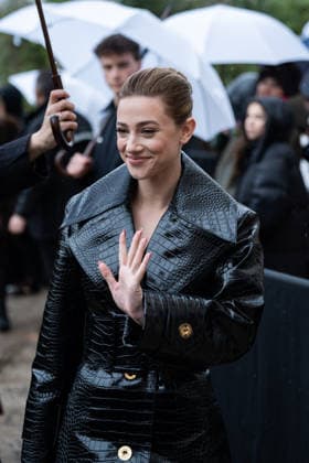 Patou - Outside Arrivals - Paris Fashion Week - Menswear Fall Winter 2026-2027 Lili Reinhart attends the Patou Menswear Fall Winter 2026-2027 show as part of Paris Fashion Week on January 25, 2026 in Paris, France., Credit:Lounis Tiar Avalon France, Paris  Copyright: xLounisxTiarx xAvalonx 1069344507