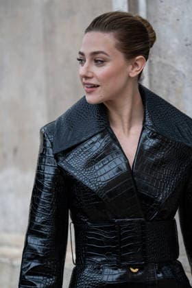 Patou - Outside Arrivals - Paris Fashion Week - Menswear Fall Winter 2026-2027 Lili Reinhart attends the Patou Menswear Fall Winter 2026-2027 show as part of Paris Fashion Week on January 25, 2026 in Paris, France., Credit:Lounis Tiar Avalon France, Paris  Copyright: xLounisxTiarx xAvalonx 1069345581