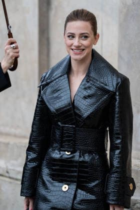 Patou - Outside Arrivals - Paris Fashion Week - Menswear Fall Winter 2026-2027 Lili Reinhart attends the Patou Menswear Fall Winter 2026-2027 show as part of Paris Fashion Week on January 25, 2026 in Paris, France., Credit:Lounis Tiar Avalon France, Paris  Copyright: xLounisxTiarx xAvalonx 1069346836