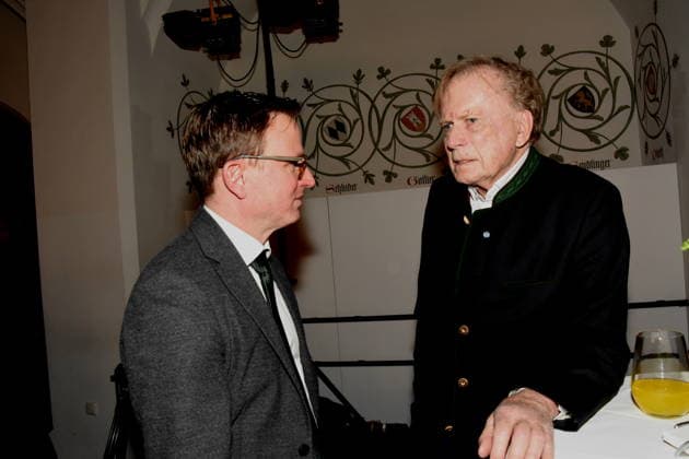 Prof Dr med Hans Theiss MdB Prof Dr.med. Bruno Reichart Herzchirurg Muenchen 25.01.2025 Herz fuer Herz Empfang der Stadt Muenchen im Alten Rathaus fuer Menschen nach Herztransplantation laedt das LMU Klinikum Foto Muenchen