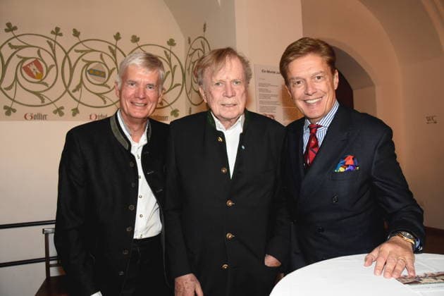 Prof Dr.med Hermann. Reichenspurner Prof Dr. med .Bruno Reichart Herzchirurg Prof.Dr.med Bruno Meiser LMU Leiter Transplantationszentrum Muenchen Muenchen 25.01.2025 Herz fuer Herz Empfang der Stadt Muenchen im Alten Rathaus fuer Menschen nach Herztransplantation laedt das LMU Klinikum Foto Muenchen