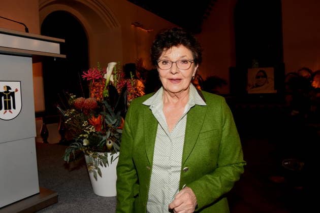 Monika Baumgartner Schauspielerin Muenchen 25.01.2025 Herz fuer Herz Empfang der Stadt Muenchen im Alten Rathaus fuer Menschen nach Herztransplantation laedt das LMU Klinikum Foto Muenchen
