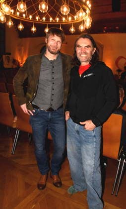 Max Reichel Kameramann Produzent Thomas Huber, Extrembergsteiger Muenchen 25.01.2025 Herz fuer Herz Empfang der Stadt Muenchen im Alten Rathaus fuer Menschen nach Herztransplantation laedt das LMU Klinikum Foto Muenchen