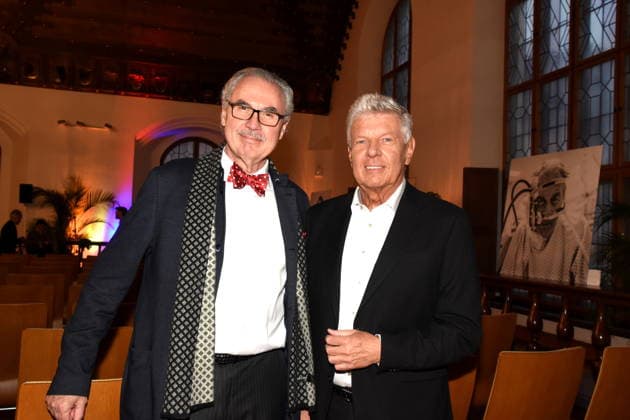 Professor Dr.med Markus M. Lerch Aerztlicher Direktor des LMU Muenchen Dieter Reiter Oberbuergermeister Muenchen 25.01.2025 Herz fuer Herz Empfang der Stadt Muenchen im Alten Rathaus fuer Menschen nach Herztransplantation laedt das LMU Klinikum Foto Muenchen
