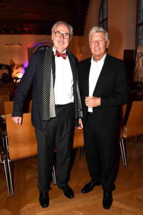 Professor Dr.med Markus M. Lerch Aerztlicher Direktor des LMU Muenchen Dieter Reiter Oberbuergermeister Muenchen 25.01.2025 Herz fuer Herz Empfang der Stadt Muenchen im Alten Rathaus fuer Menschen nach Herztransplantation laedt das LMU Klinikum Foto Muenchen