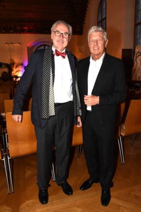 Professor Dr.med Markus M. Lerch Aerztlicher Direktor des LMU Muenchen Dieter Reiter Oberbuergermeister Muenchen 25.01.2025 Herz fuer Herz Empfang der Stadt Muenchen im Alten Rathaus fuer Menschen nach Herztransplantation laedt das LMU Klinikum Foto Muenchen
