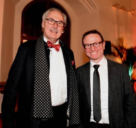 Professor Dr.med.Markus M. Lerch Aerztlicher Direktor des LMU Muenchen Professor Dr med Hans Theiss MdB Muenchen 25.01.2025 Herz fuer Herz Empfang der Stadt Muenchen im Alten Rathaus fuer Menschen nach Herztransplantation laedt das LMU Klinikum Foto Muenchen