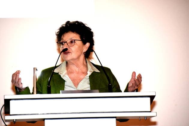 Monika Baumgartner Schauspielerin Muenchen 25.01.2025 Herz fuer Herz Empfang der Stadt Muenchen im Alten Rathaus fuer Menschen nach Herztransplantation laedt das LMU Klinikum Foto Muenchen