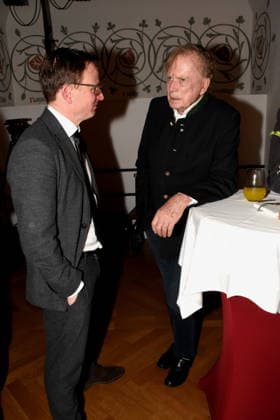 Prof Dr med Hans Theiss MdB Prof Dr.med. Bruno Reichart Herzchirurg Muenchen 25.01.2025 Herz fuer Herz Empfang der Stadt Muenchen im Alten Rathaus fuer Menschen nach Herztransplantation laedt das LMU Klinikum Foto Muenchen