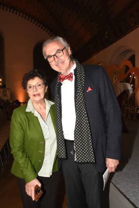 Monika Baumgartner Schauspielerin Prof.Dr.med. Markus M. Lerch Aerztlicher Direktor des LMU Muenchen Muenchen 25.01.2025 Herz fuer Herz Empfang der Stadt Muenchen im Alten Rathaus fuer Menschen nach Herztransplantation laedt das LMU Klinikum Foto Muenchen