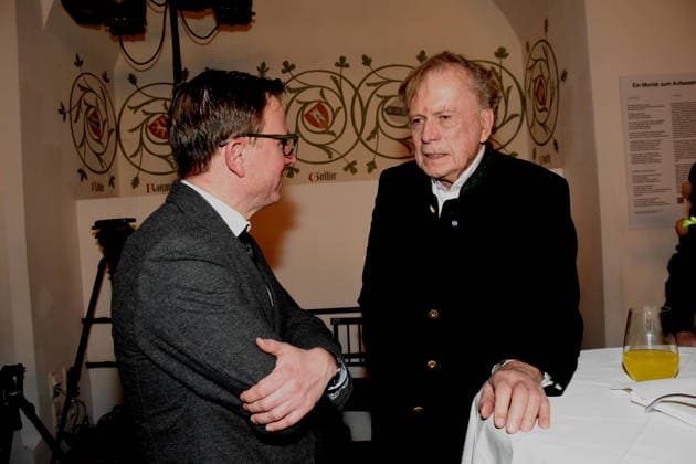 Prof Dr med Hans Theiss MdB Prof Dr. med. Bruno Reichart Herzchirurg Muenchen 25.01.2025 Herz fuer Herz Empfang der Stadt Muenchen im Alten Rathaus fuer Menschen nach Herztransplantation laedt das LMU Klinikum Foto Muenchen
