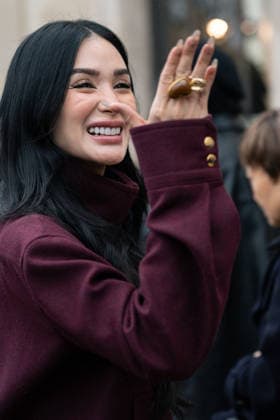 PFW - Patou Arrivals Heart Evangelista attends the Patou Menswear Fall Winter 2026-2027 show as part of Paris Fashion Week on January 25, 2026 in Paris, France. Photo by LounisPhotography ABACAPRESS.COM Paris France  Copyright: xLounisPhotography ABACAx