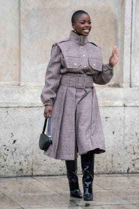 PFW - Patou Arrivals Joy Sunday attends the Patou Menswear Fall Winter 2026-2027 show as part of Paris Fashion Week on January 25, 2026 in Paris, France. Photo by LounisPhotography ABACAPRESS.COM Paris France  Copyright: xLounisPhotography ABACAx