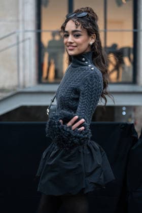 PFW - Patou Arrivals Thalia Besson attends the Patou Menswear Fall Winter 2026-2027 show as part of Paris Fashion Week on January 25, 2026 in Paris, France. Photo by LounisPhotography ABACAPRESS.COM Paris France  Copyright: xLounisPhotography ABACAx