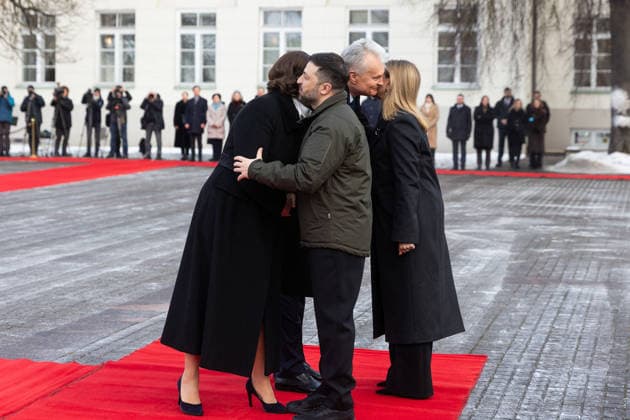Zelenskyy visits Lithuania Diana NausÄ—dienÄ— First Lady of Lithuania, Gitanas NausÄ—da President of Lithuania, Olena Zelenska First Lady of Ukraine, Volodymyr Zelenskyy President of Ukraine Working Visit of the President and the First Lady of Ukraine to Lithuania to Take Part in Events Marking the Anniversary of the January Uprising. Vilnius, Lithuania on January 25, 2026 Vilnius Lithuania Copyright: xx