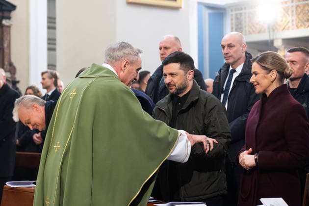 Zelenskyy visits Lithuania Volodymyr Zelenskyy President of Ukraine, Marta Nawrocka First Lady of Poland Working Visit of the President and the First Lady of Ukraine to Lithuania to Take Part in Events Marking the Anniversary of the January Uprising. Vilnius, Lithuania on January 25, 2026 Vilnius Lithuania Copyright: xx